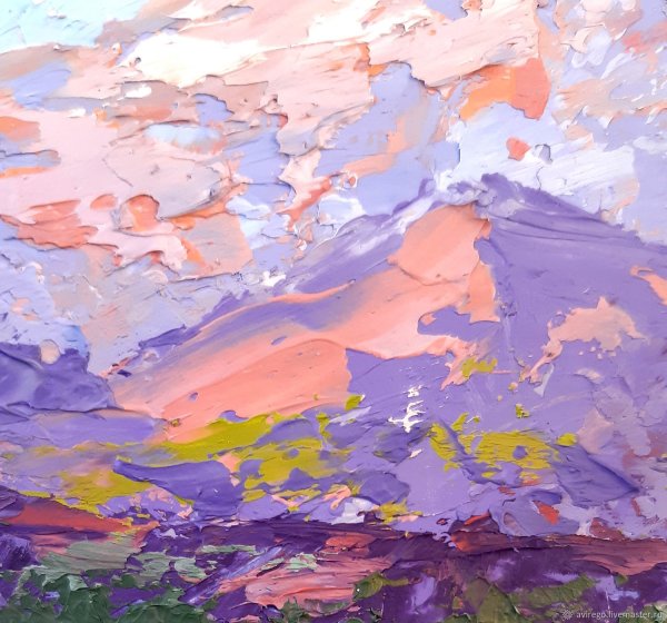 Пейзаж Импасто