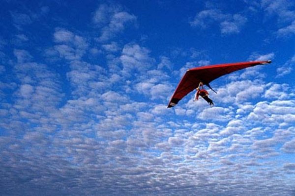 Мотодельтаплан в небе