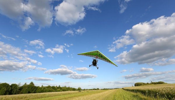 Полет на мотодельтаплане