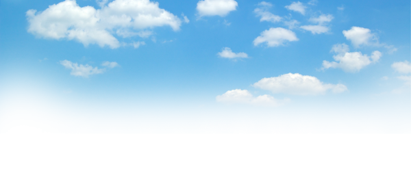 Небо на прозрачном фоне