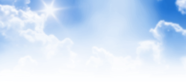 Небо на прозрачном фоне