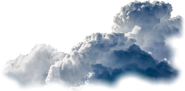 Облака на прозрачном фоне