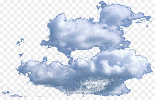 Облака на прозрачном фоне