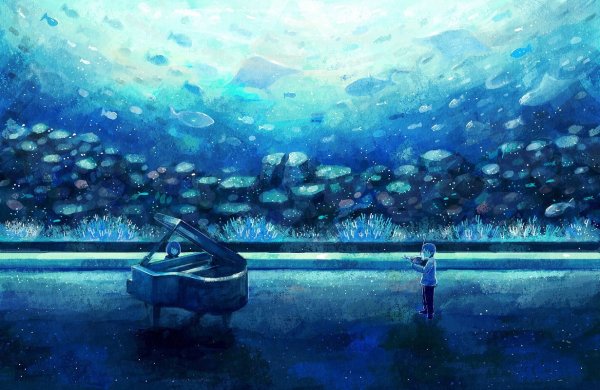 Рояль и море