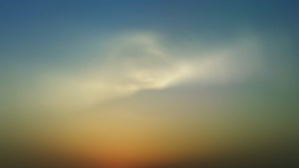 Размытое небо