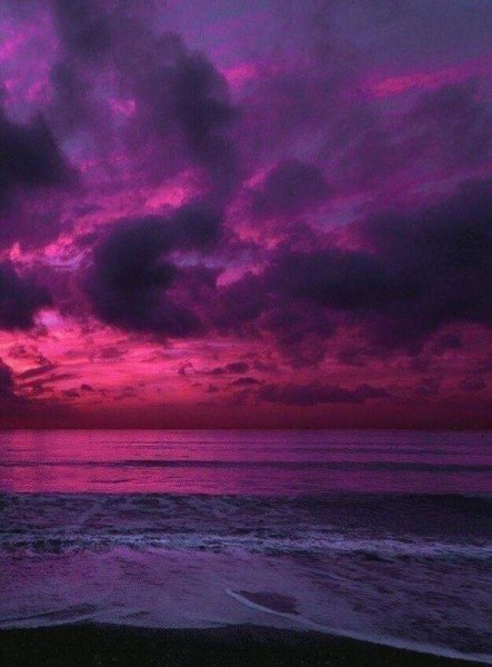 Сиреневые облака