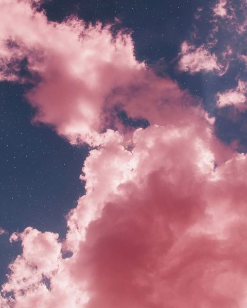 Сиреневые облака