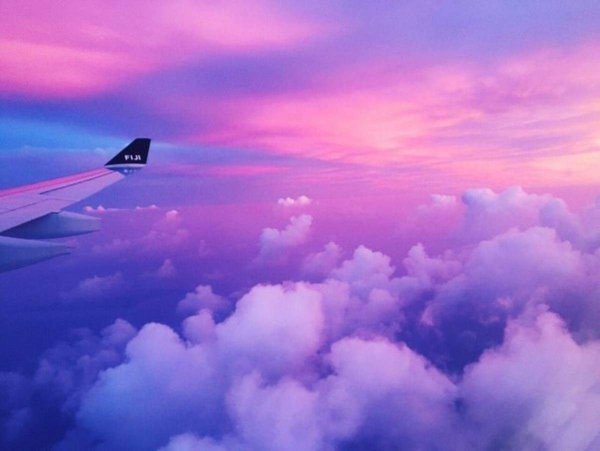 Фиолетовое небо