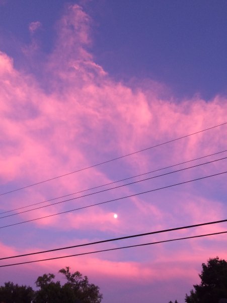 Малиновый закат