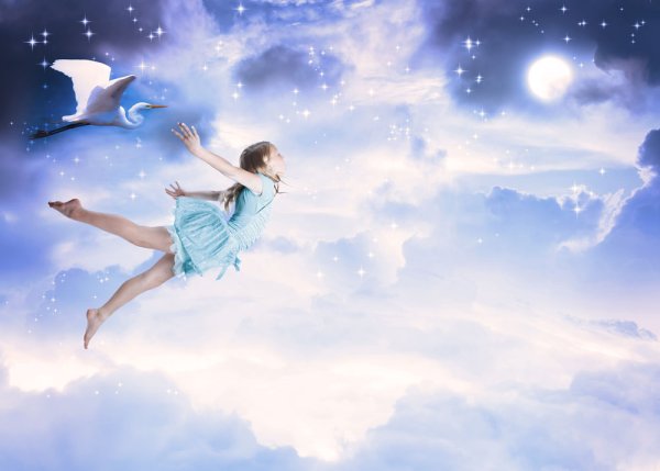 Полет на зонтике