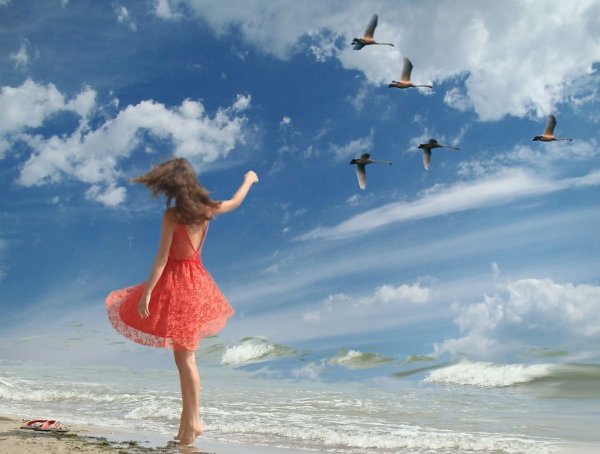 Девушка звезда