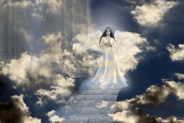 Облака Крылья ангела