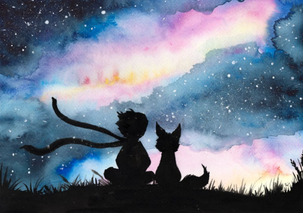 Маленький принц Лис звезды