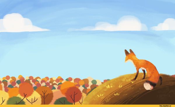 Баннер с лисой