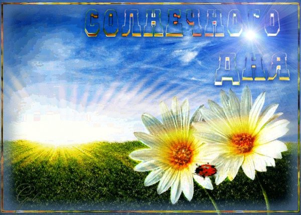 Солнечный день анимация