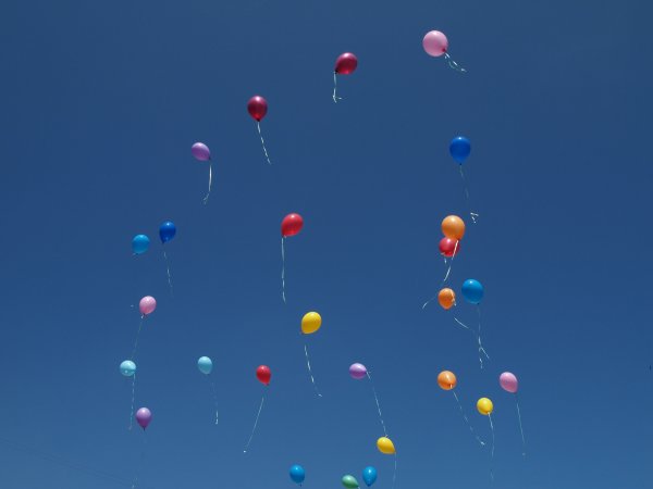 Воздушные шары в небе