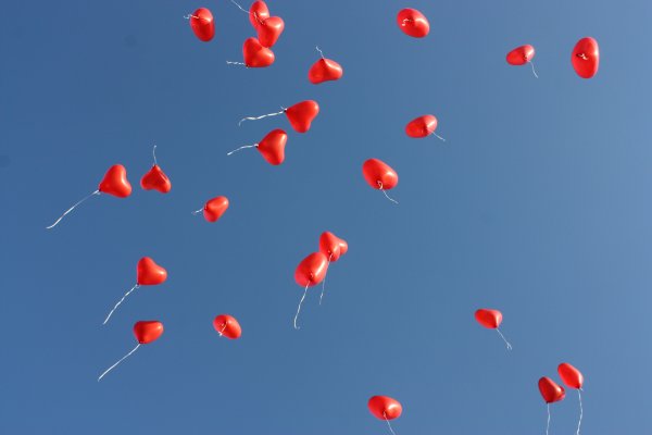 Выпускной шары в небо