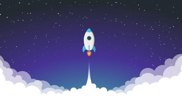 Космический фон мультяшный