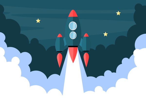 Ракета векторный рисунок