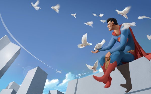 Супермен взлетает