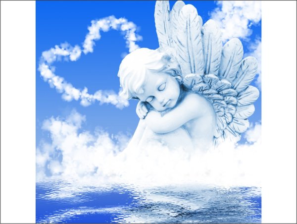 Ангел в небе