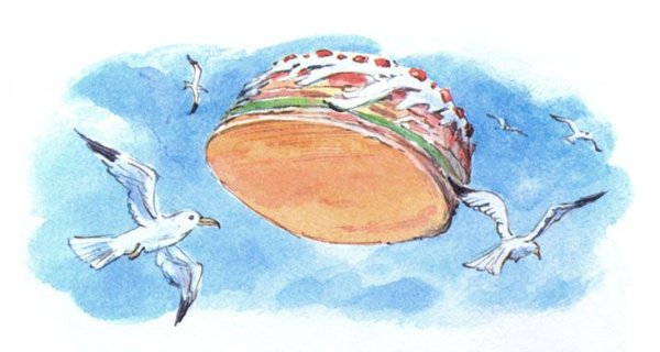 Родари торт в небе