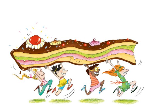 Родари торт в небе