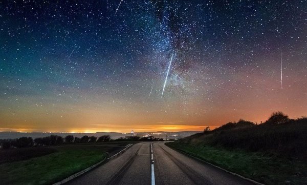 Панорама ночного неба