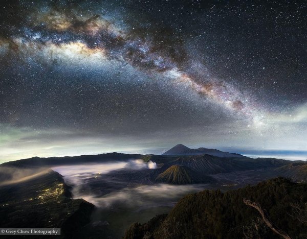 Ночное небо Россия