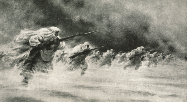 Солдат на поле боя Великая Отечественная война