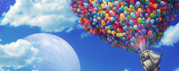 Воздушные шары в небе