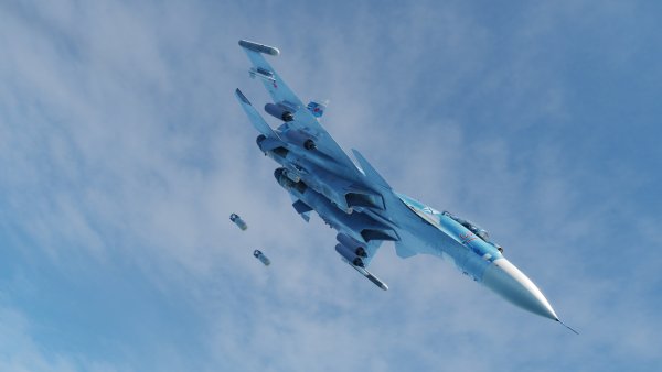 Самолет в облаках
