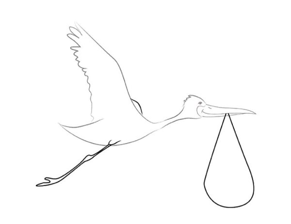 Журавли для вырезания