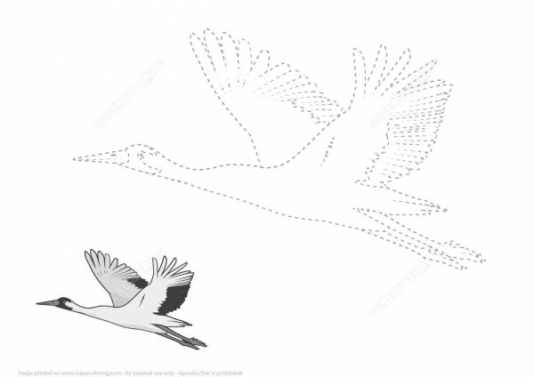 Журавли для оформления