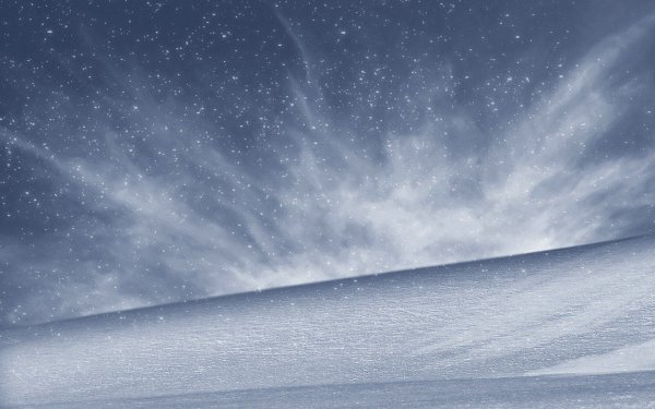 Красивое зимнее небо