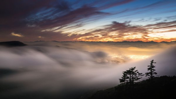 Рассвет в горах