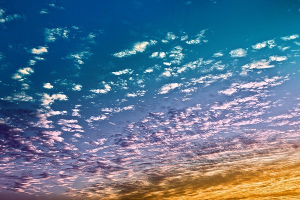 Красивое небо с облаками