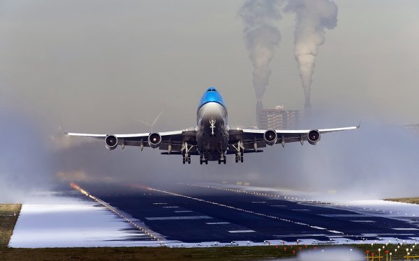 Посадка Boeing 747