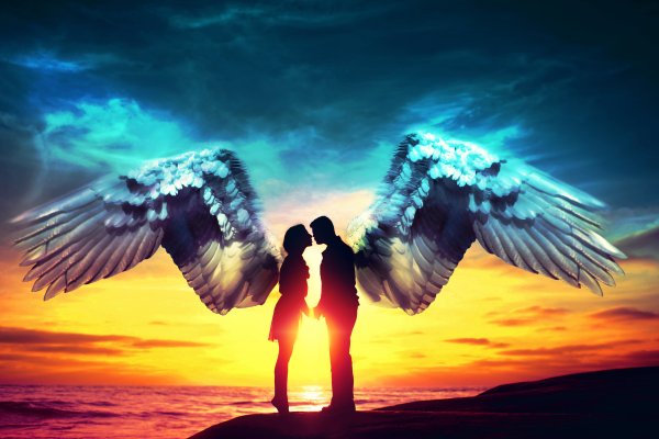 Влюбленные арт