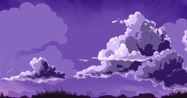 Небо мультяшное