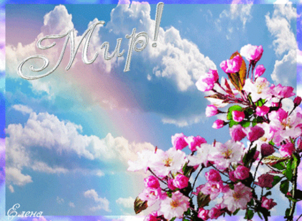 Белые голуби в небе