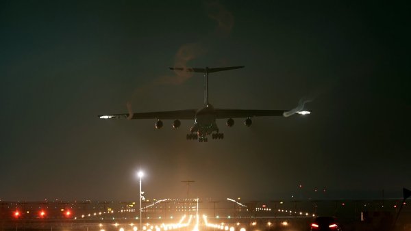 Боинг 747 в Шереметьево