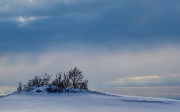 Красивое зимнее небо