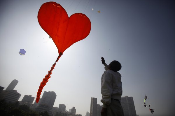 Улетающий воздушный шар