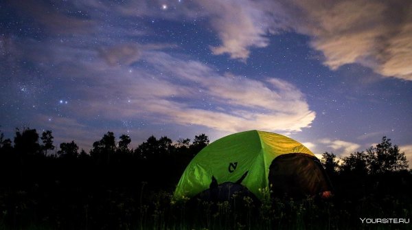 Ночное небо палатка