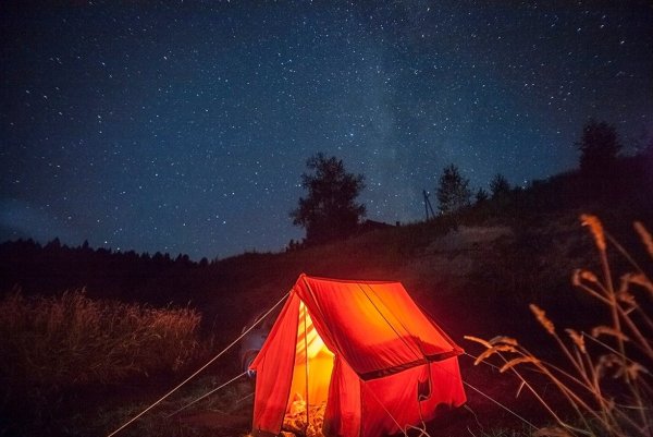 Палатка на природе