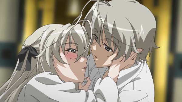 Аниме связанные небом Сора и Хару