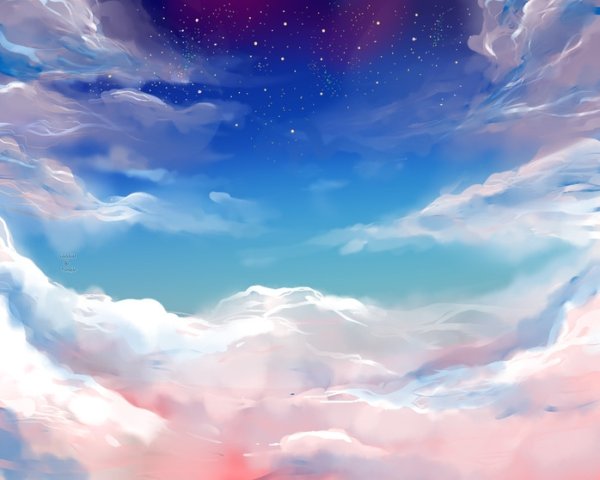 Небо мультяшное