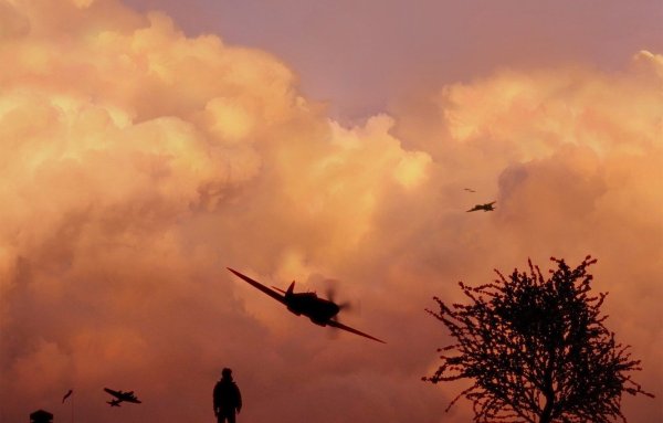 Война закат