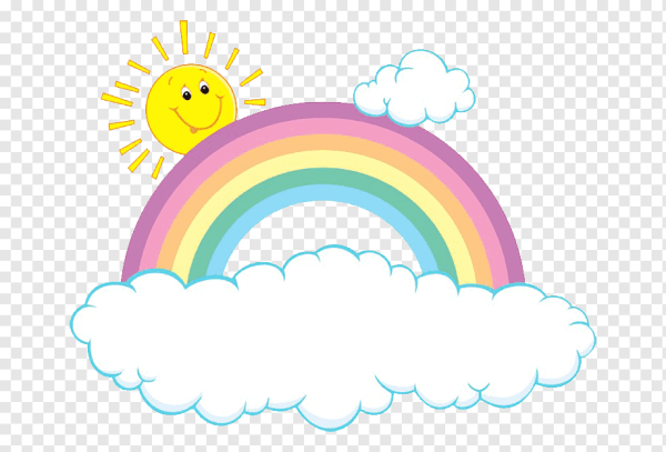 Солнышко с радугой